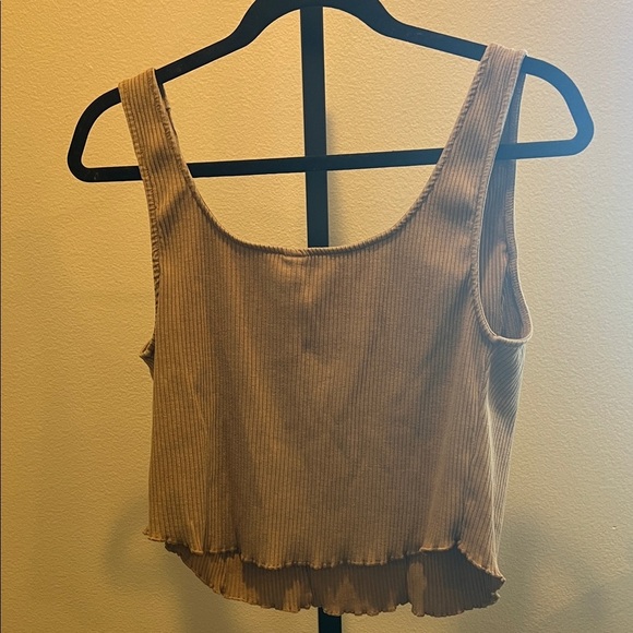 Wild Fable Ribbed Brown Tank Top - Picture 3 of 3